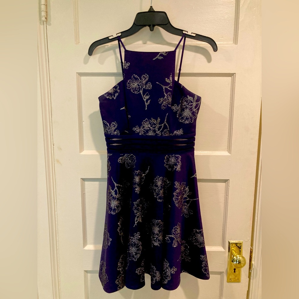 City Studio Junior Size 5 Purple Semi-formal dress